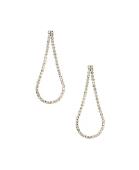 Ettika Sparkle Droplet 18K Gold Plated Earrings