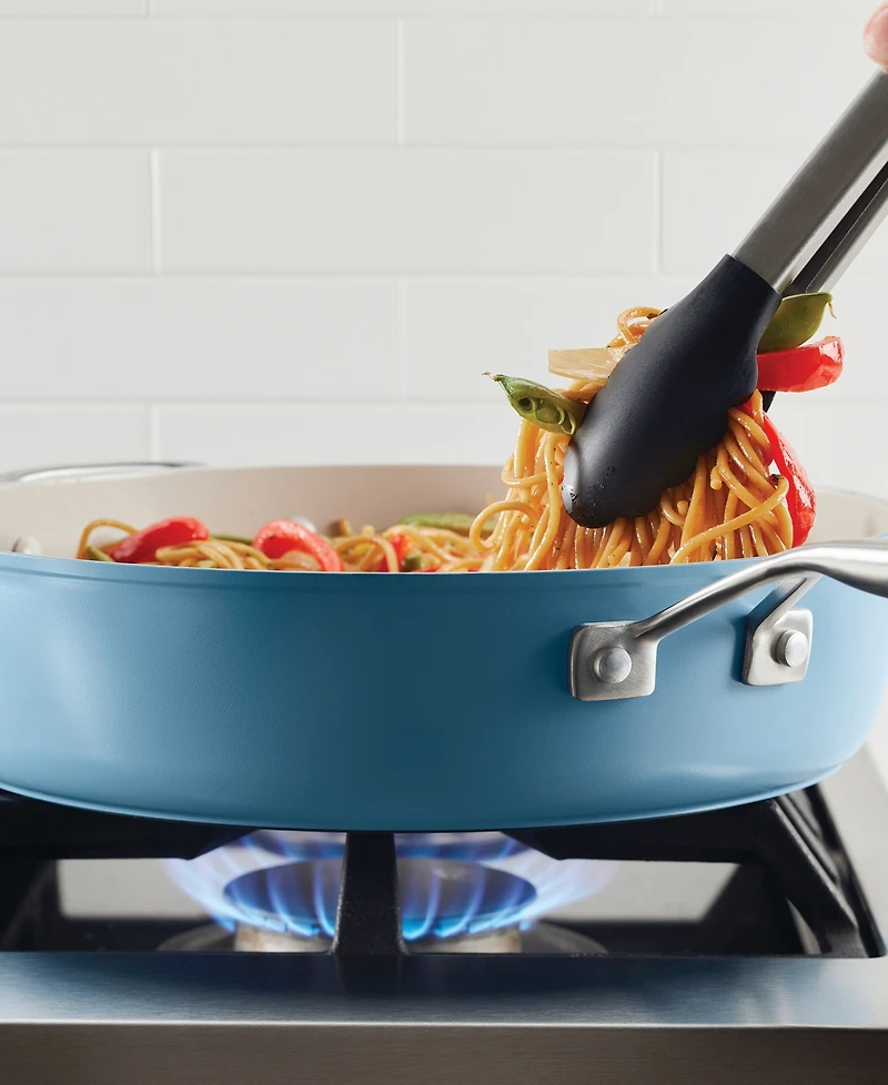 KitchenAid Hard Anodized Ceramic Nonstick 5 Quart Saute Pan with Lid