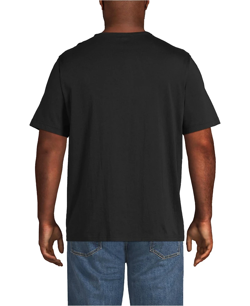 Lands' End Men's Big & Tall Short Sleeve Supima Tee