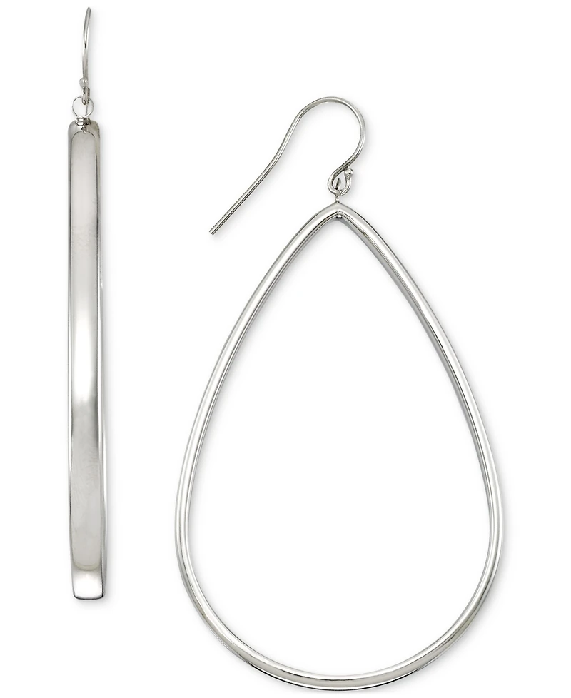 14k Gold Vermeil Earrings, Teardrop Dangle Earrings (Also Sterling Silver)