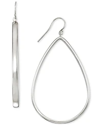 14k Gold Vermeil Earrings, Teardrop Dangle Earrings (Also Sterling Silver)