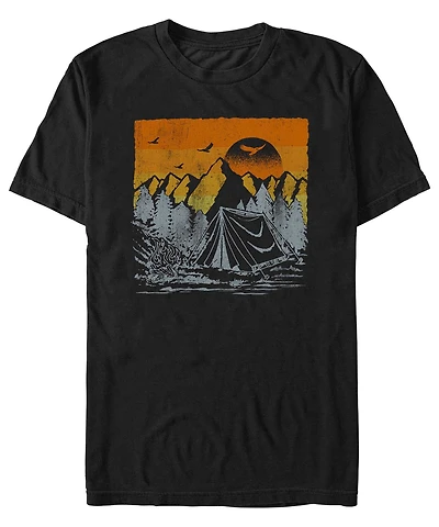 Fifth Sun Men's Generic Additude Camp Woodsy Short Sleeves T-shirt