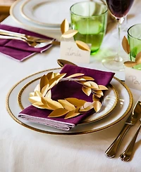 Noritake Charlotta Gold Set of 4 Salad Plates, Service For 4