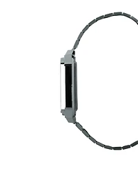 G-Shock Unisex Digital Silver-Tone Stainless Steel Watch 33.5mm, A120WE-1AVT