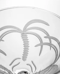 Rolf Glass Palm Tree Martini Glass 10oz
