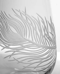 Rolf Glass Peacock White Wine Glass 12oz