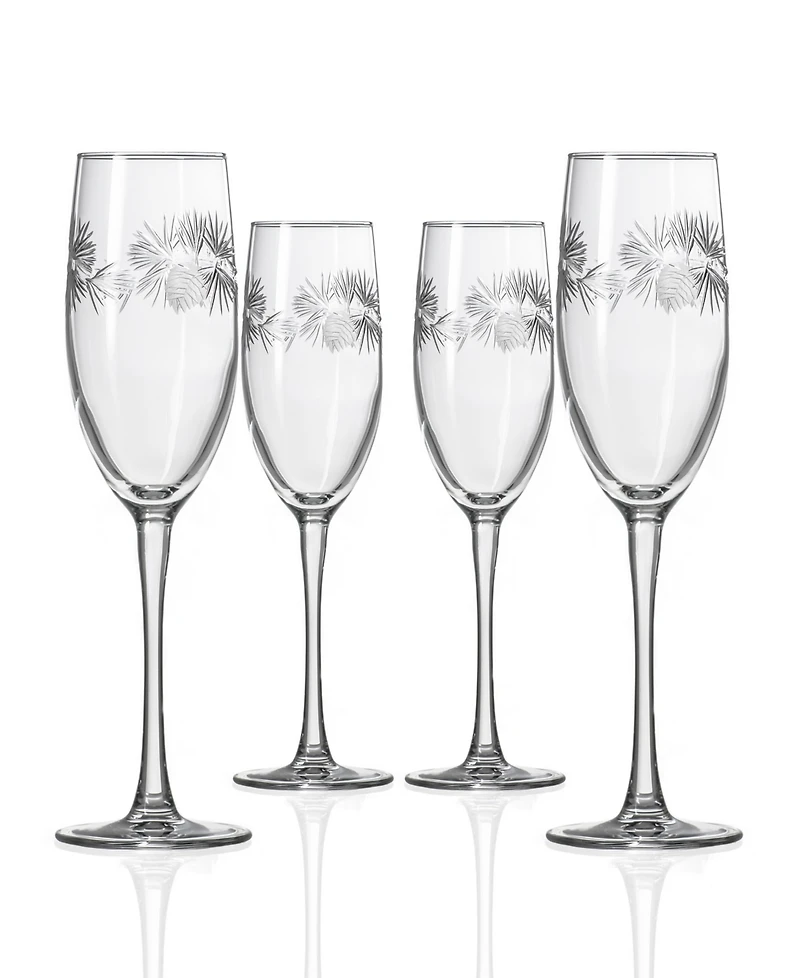 Rolf Glass Icy Pine Champagne Flute 8oz