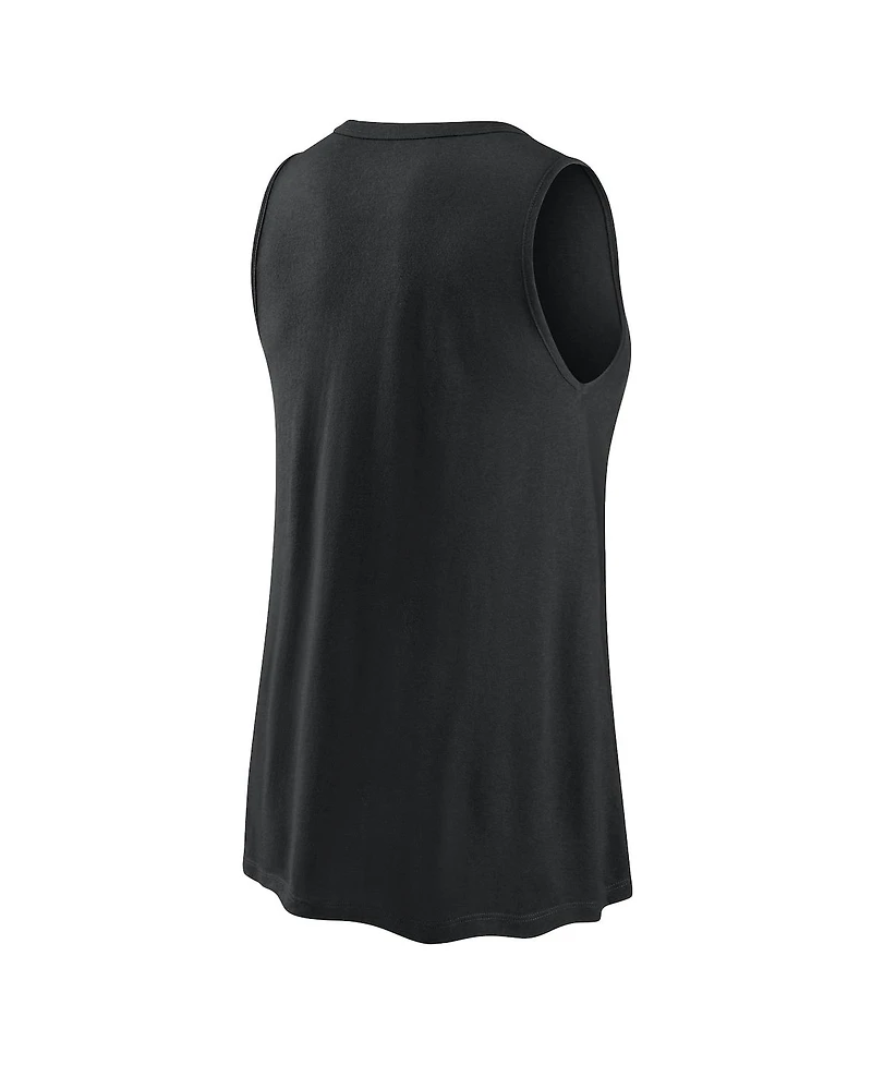 Women's Fanatics Black Las Vegas Raiders Classic Rhine Tank Top