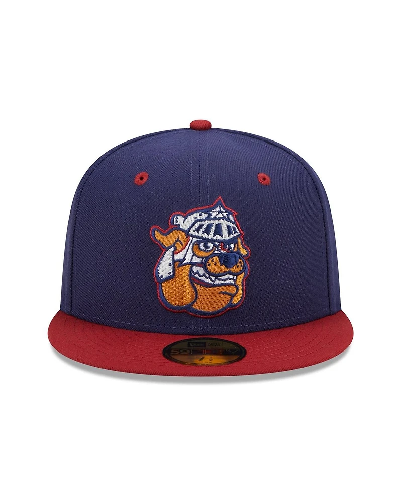 Men's New Era Navy, Red Round Rock Express Marvel x Minor League 59FIFTY Fitted Hat