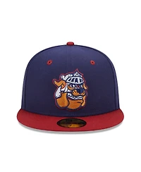 Men's New Era Navy, Red Round Rock Express Marvel x Minor League 59FIFTY Fitted Hat