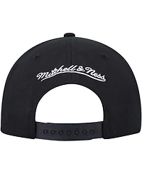 Men's Mitchell & Ness Black Chicago Bulls Soul High-Grade Fade Undervisor Snapback Hat