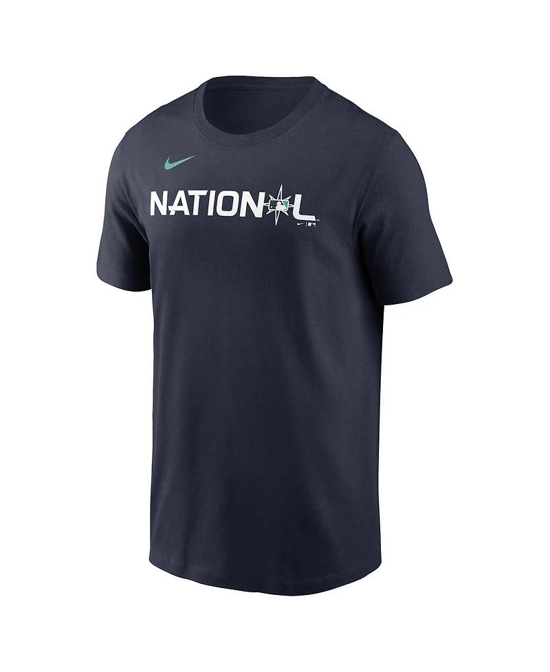 Men's Nike Navy 2023 Mlb All Star Game Wordmark T-shirt