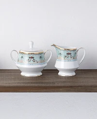 Noritake Serene Garden Sugar Creamer 2 Piece Set