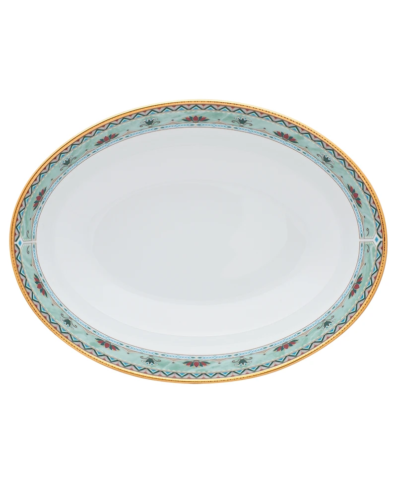 Noritake Serene Garden Oval Vegetable Bowl, 9.75", 46 oz