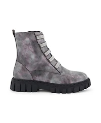 Dkny Little Girls Carrie Side Zipper Moto Shine Boots