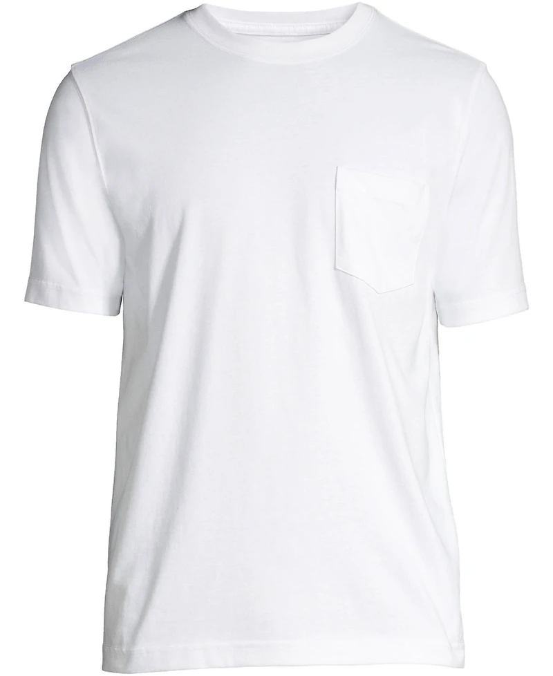 Lands' End Men's Tall Super-t Short Sleeve T-Shirt with Pocket