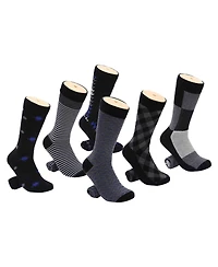 Mio Marino Men's Traditional Dress Crew Socks 6 Pack