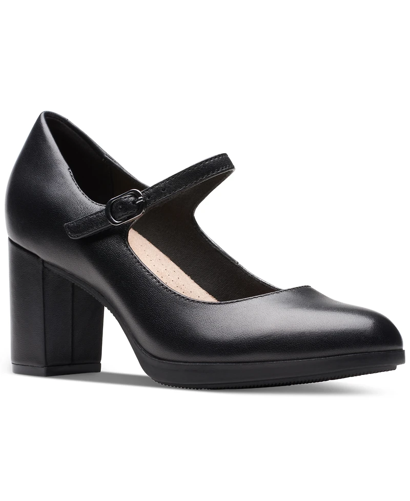 Clarks Women's Bayla Nora Platform Mary Jane Dress Pumps