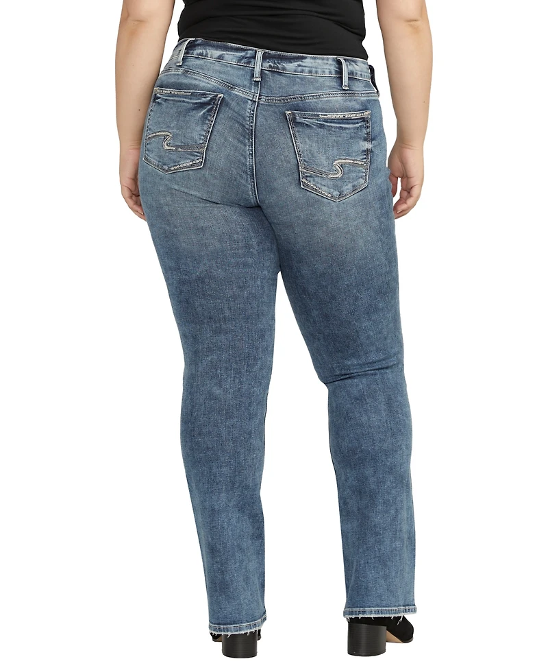 Silver Jeans Co. Plus Suki Mid Rise Curvy Fit Bootcut