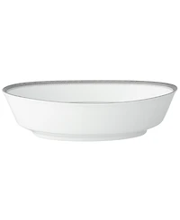 Noritake Charlotta Platinum Oval Vegetable Bowl, 32 oz