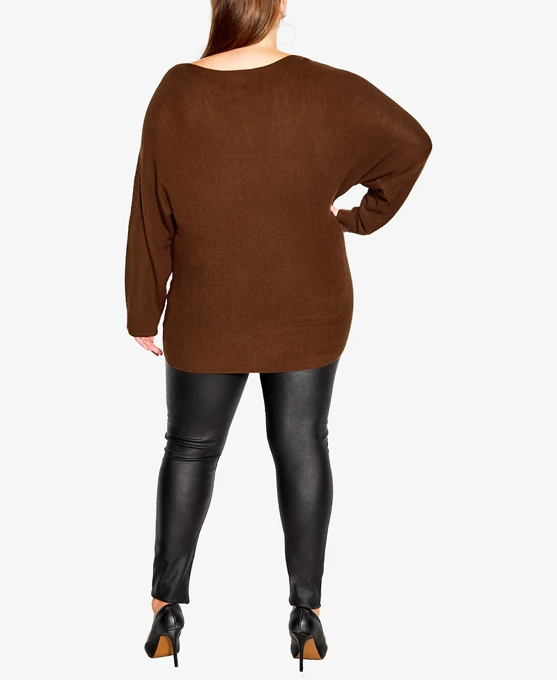 City Chic Plus Romance Sweater