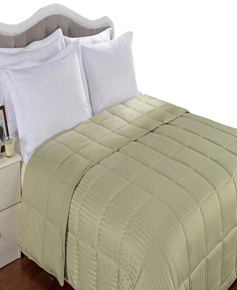 Superior Stripe Hypoallergenic Down Alternative Blanket, King