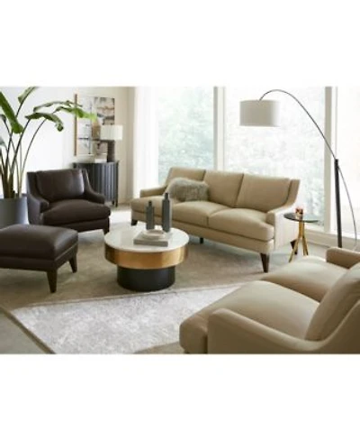 Collyn Modern Leather Sofa Collection Created For Macys