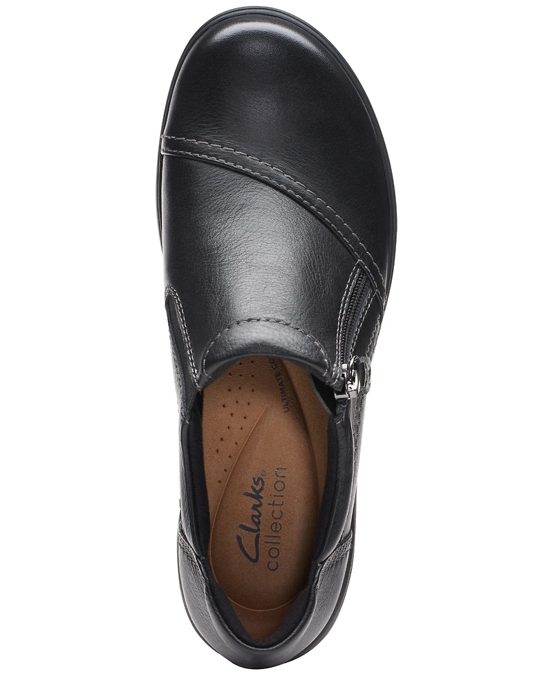 Clarks Women's Carleigh Ray Round-Toe Side-Zip Shoes