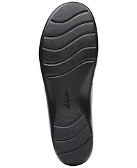 Clarks Women's Cora Haley Mixed-Texture Tie-Top Loafers