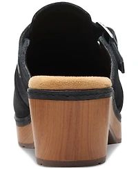 Clarks Women's Paizlee Nora Slip-On Buckled Platform Clogs