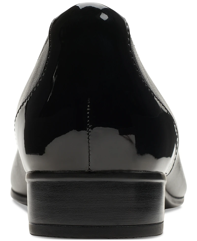 Clarks Women's Juliet Step Slip-On Cap-Toe Flats