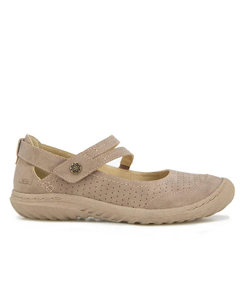 Jbu Women's Fawn Casual Flat Mary Jane Shoe