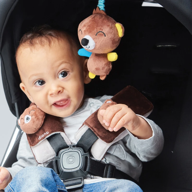 Diono Baby Car Seat Straps & Toy, Baby, Infant, Toddler, 2 Pack