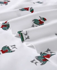 Closeout! Nautica Printed Flannel 4-Pc. Sheet Set