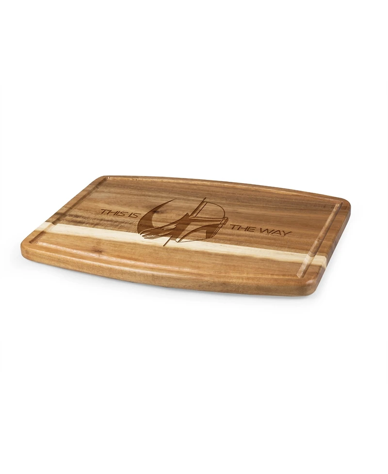 The Mandalorian Ovale Acacia Cutting Board