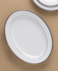 Noritake Charlotta Platinum Oval Platter