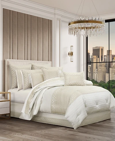 J Queen New York Metropolitan 4 Piece Comforter Set, King
