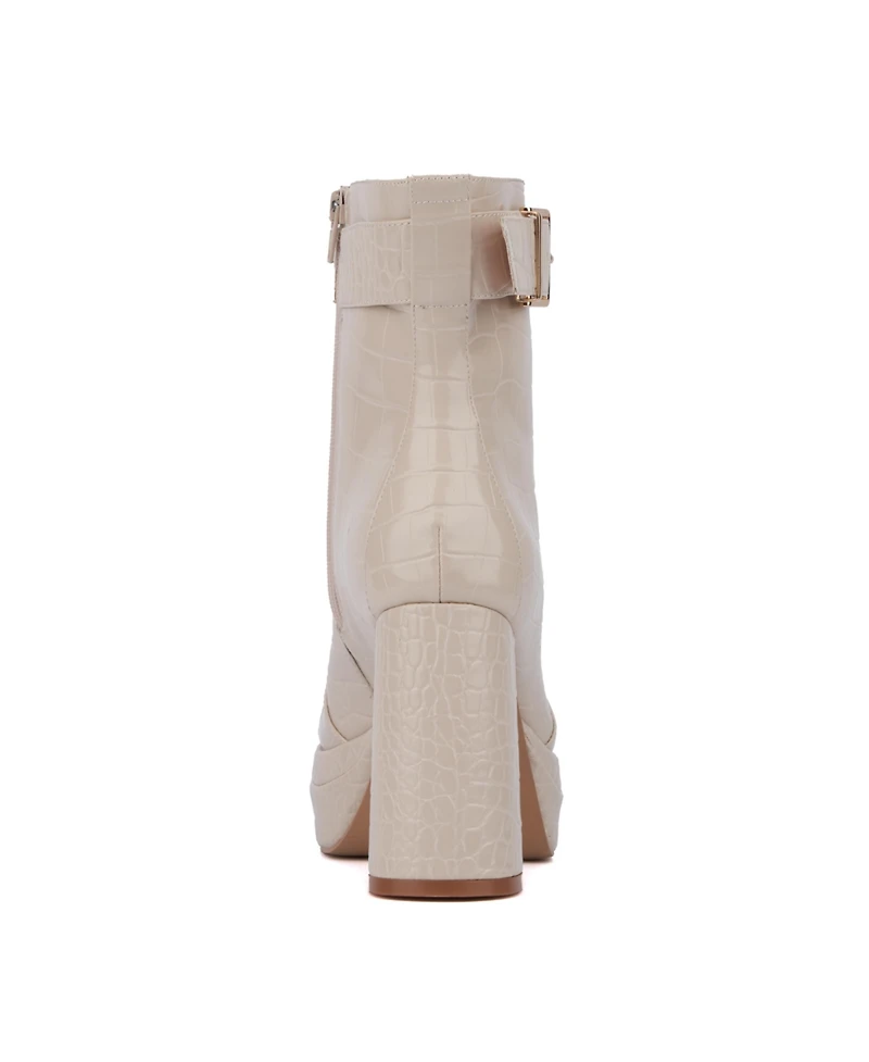 Fashion To Figure Women's Mari Platform Boot - Wide Width