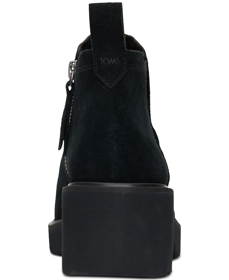 Toms Women's Maude Side Zip Booties
