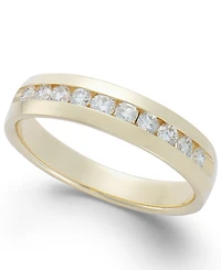 Men's Diamond Band (1/ ct. t.w.) in 14k White Gold (Also in 14k Yellow Gold