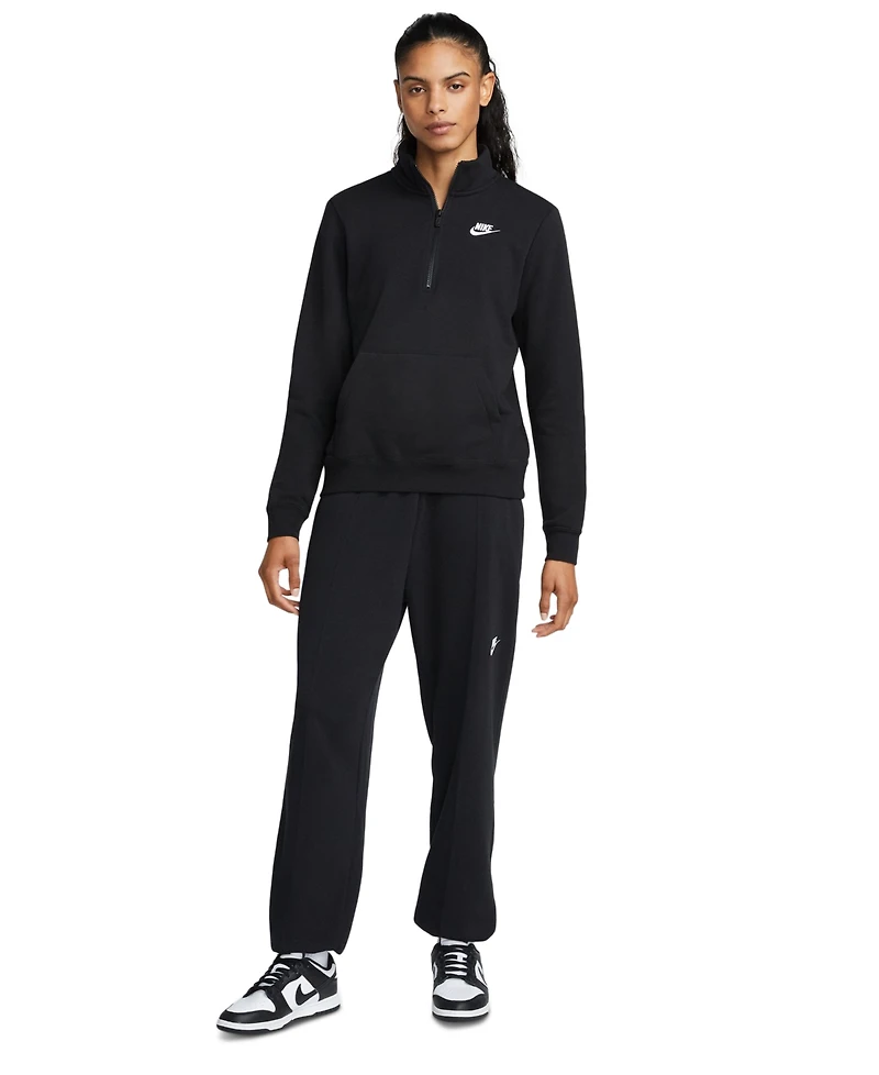 Nike Women's Sportswear Club Fleece 1/2-Zip Sweatshirt
