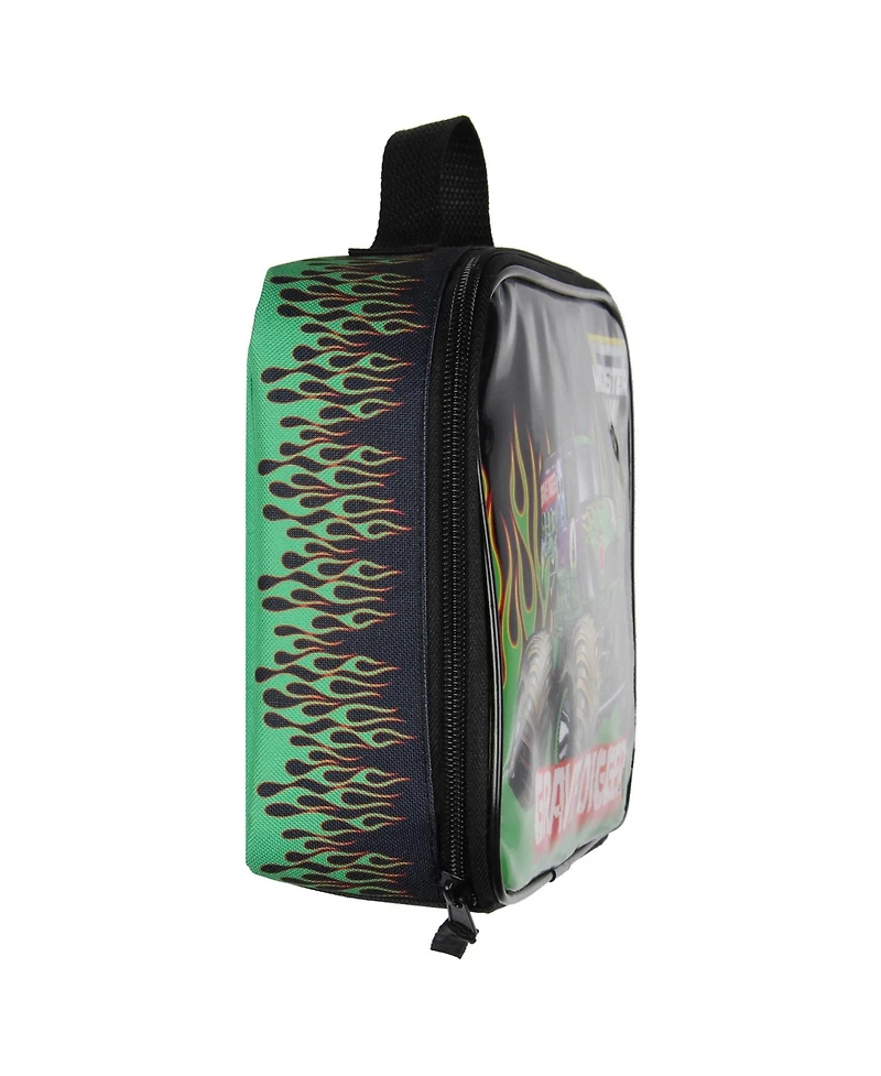 Monster Jam Grave Digger Truck Shaped Insulated Big Large Work Lunch Box Bag