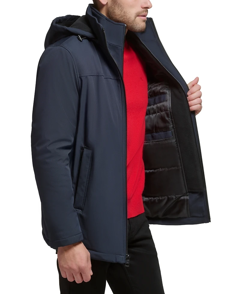 Calvin Klein Men's Infinite Stretch Jacket With Polar Fleece Lined Bib