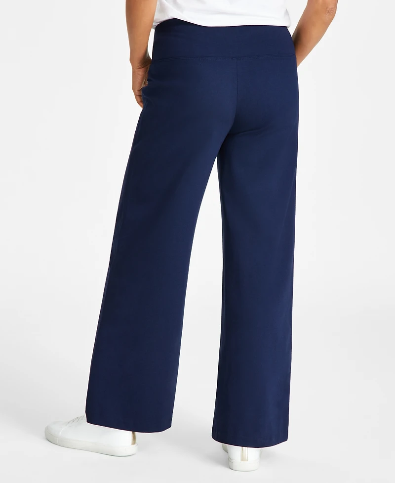 Style & Co Petite Wide-Leg Pull-On Pants, Created for Macy's