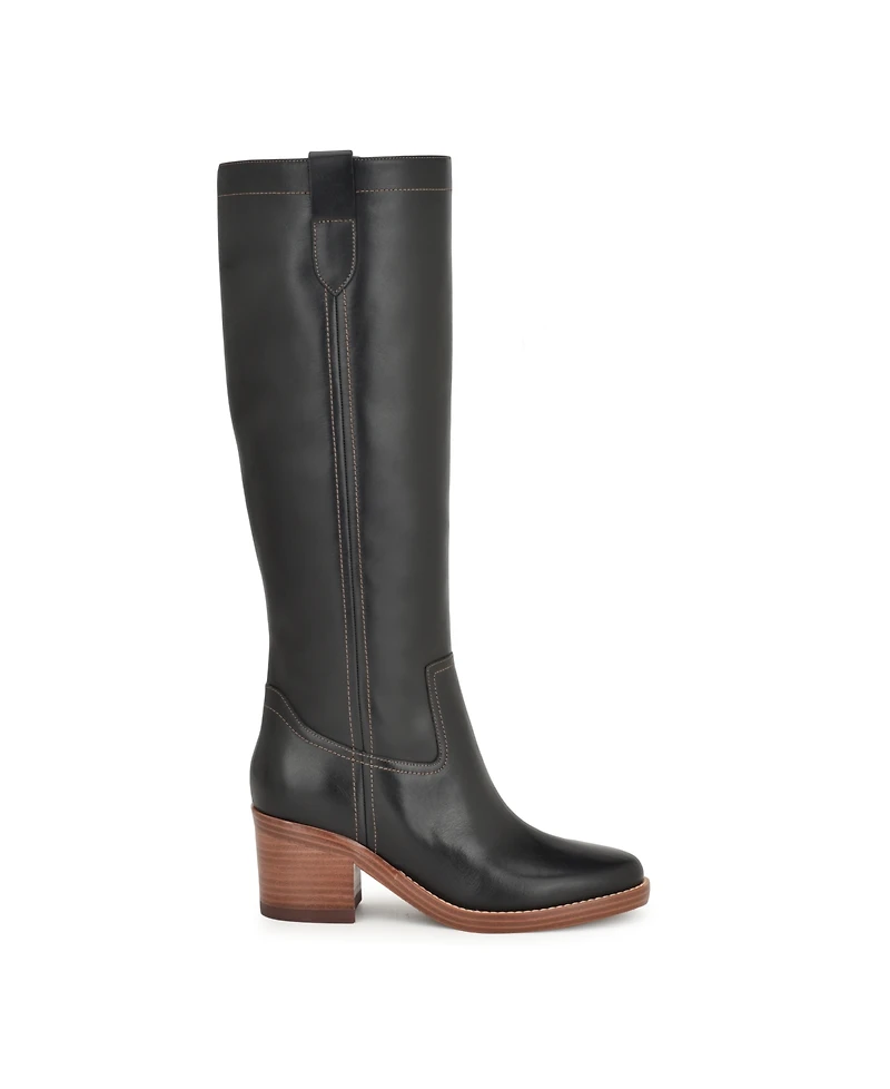 Nine West Women's Hecee Tall Block Heel Boots