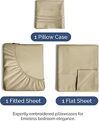 Piece Microfiber Sheet Set