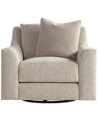Gabi 36" Fabric Swivel Chair, Created for Macy's