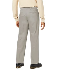 Dockers Men's Signature Relaxed Fit Pleated Iron Free Pants with Stain Defender