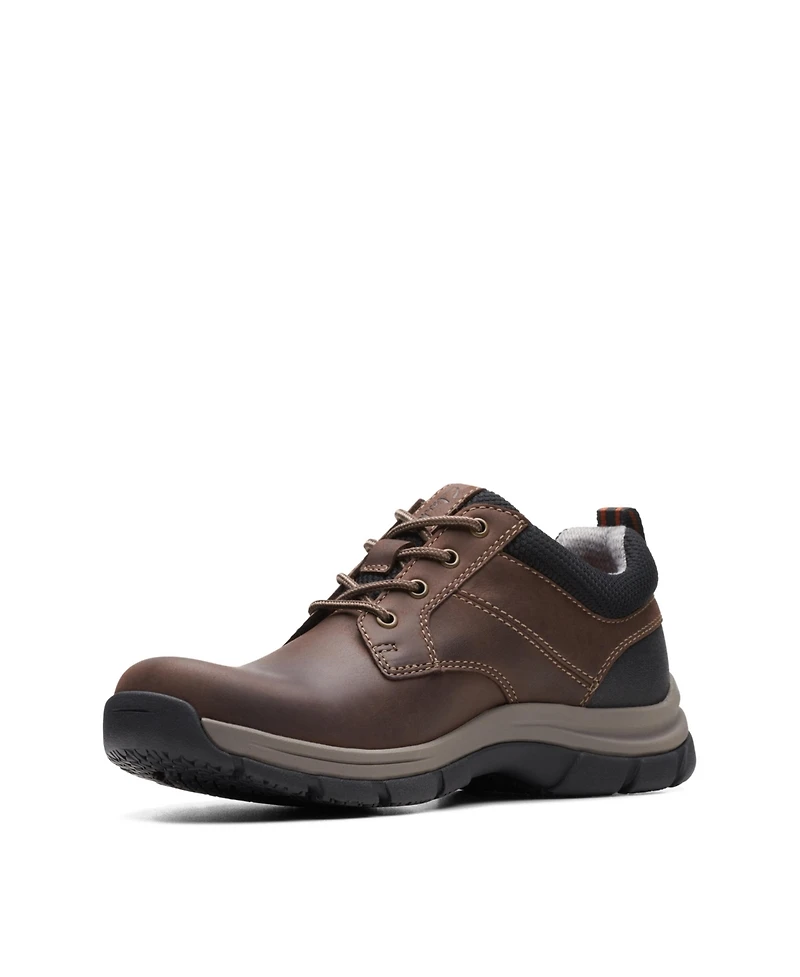 Clarks Men's Collection Walpath Leather Low Top Lace Up Sneaker