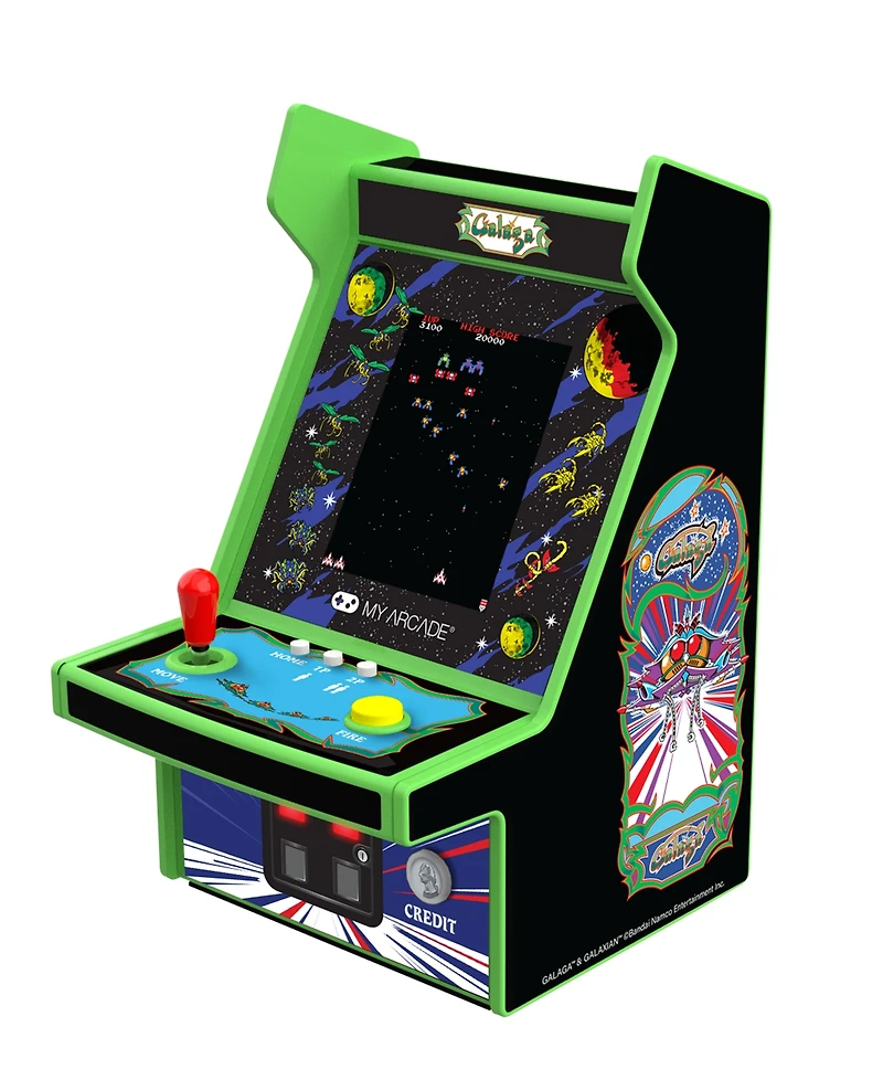 My Arcade Micro Player Pro 6.7" Galaga Portable Retro Arcade Game (2 in 1)
